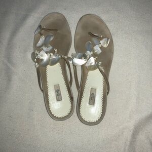 Prada flats beige size 38